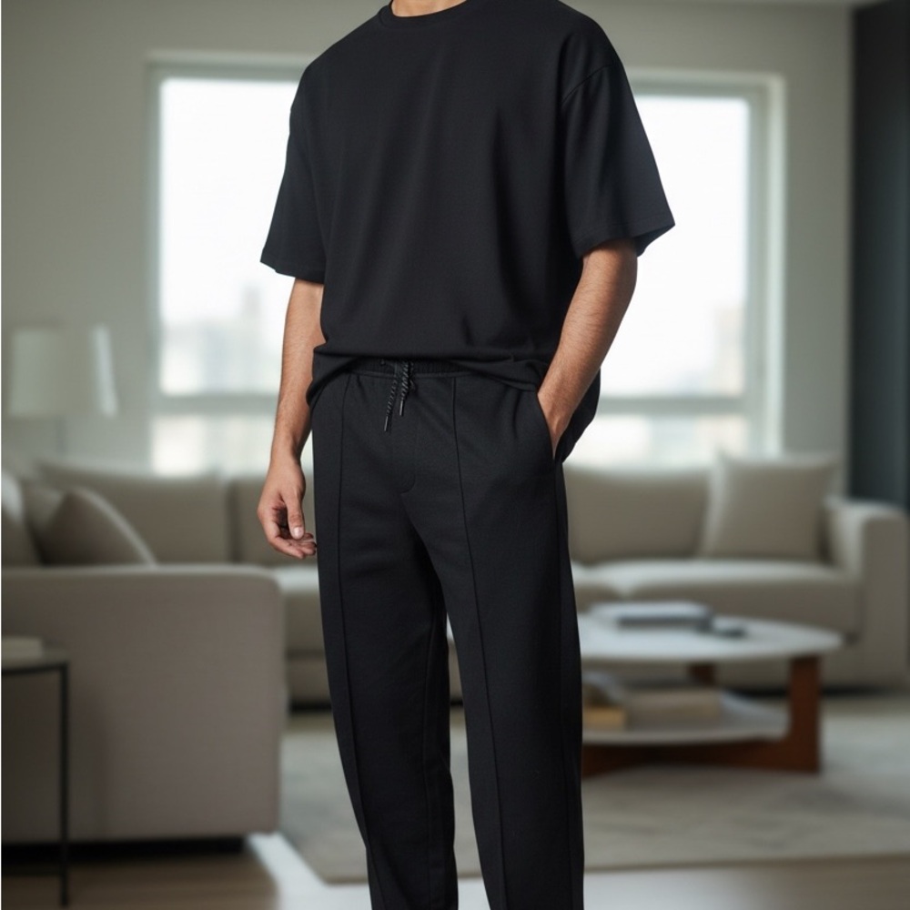 Classic Black Men's Joggers